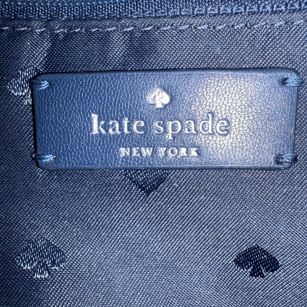 Kate Spade Adel Medium Top Zip Crossbody Shoulder Bag in Blueberry Cobbler 🫐🩵 - Picture 11 of 14